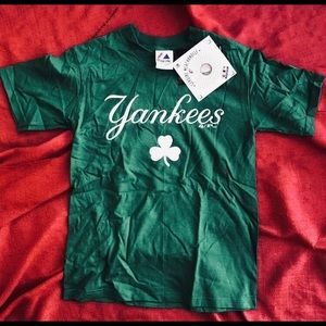 MLB New York Yankees #15 Derek Jeter Irish T-shirt